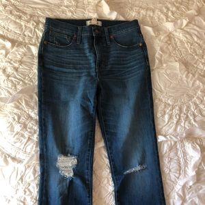 Madewell 9” High-Rise Skinny Jeans in Delmar Wash